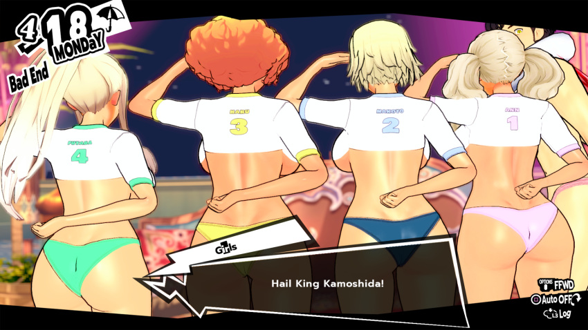 2024 ann_takamaki bimbo bimbofication blonde_hair bloomers buruma cuckold curvaceous dark-skinned_female enemy_conversion gyaru gym_uniform haru_okumura koikatsu large_ass large_breasts lordem makeup makoto_niijima netorare persona persona_5 sakura_futaba shadow_kamoshida suguru_kamoshida yellow_eyes