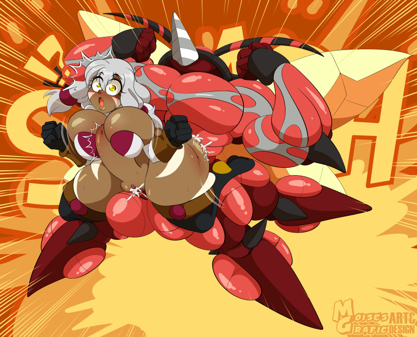 absurd_res breasts buzzwole generation_7_pokemon hi_res invalid_tag moisesgrafic muscular nintendo nsfw original_character pokemon pokemon_(species) pokemon_sm rogue_agent ultra_beast ultrabeast