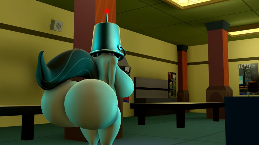 1female 2024 3d 3d_model absurd_res antenna ass_bigger_than_head ass_focus back_view big_ass big_butt brainwashed bubble_ass bubble_butt bucket bucket_on_head corruption cutie_mark digital_media_(artwork) drone dronification enormous_ass enormous_butt exposed_ass face_covered female furry furry_female furry_only hasbro hi_res huge_ass huge_breasts hypnosis krusty_krab mammal metal_bucket mind_control my_little_pony nude nude_female octavia_(mlp) open_mouth pony ponytail sfm source_filmmaker standing tail thick_ass thick_hips thick_thighs