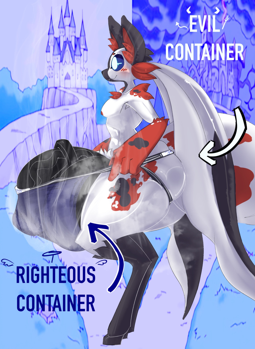 absurd_res amur_carp animal_genitalia anthro arrows ass becoming_erect big_muscles big_pecs big_penis black_nose black_penis blue_clothing blue_eyes blue_jockstrap blue_underwear blush butt_squish carp clothing colored comparing crotch_fur cyprinid cypriniform dark_penis equine_genitalia evil_container fin fish fish_tail fur genitals gesture hand_gesture hi_res holding_clothing holding_jockstrap holding_object holding_underwear hooves huge_cock hybrid hyper hyper_genitalia invalid_tag jockstrap koi kyerry_(mhc-perchub) label long_legs male marine meme meme_background mhc-perchub muscular musk musky_balls musky_penis nipples pecs penis pointing pulling_jockstrap red_body red_fur red_nipples red_spots shaded side_profile simple_background solo spots squish tail text thigh_squeeze tufts typical_carp underwear white_body