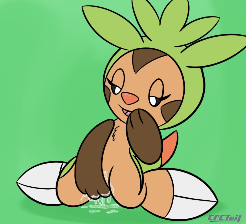 chespin cpctail cum female hi_res masturbation nintendo pokemon pussy_juice solo video_games