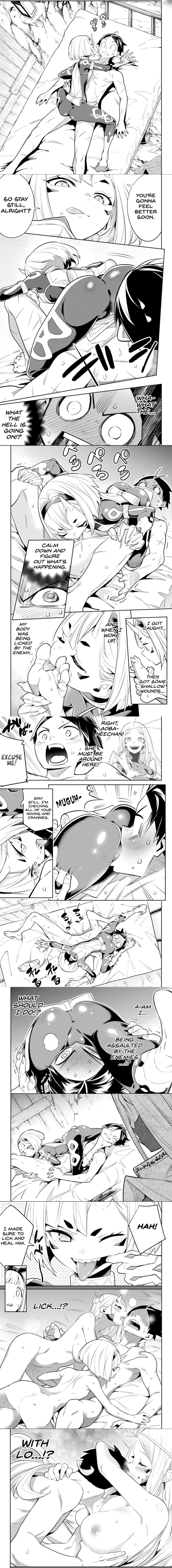 1boy 3girls ass_on_face demon_girl dominated_female koko_zenibako licking licking_body manga mato_seihei_no_slave petite pussy_on_face smaller_female takemura_youhei wakura_yuuki