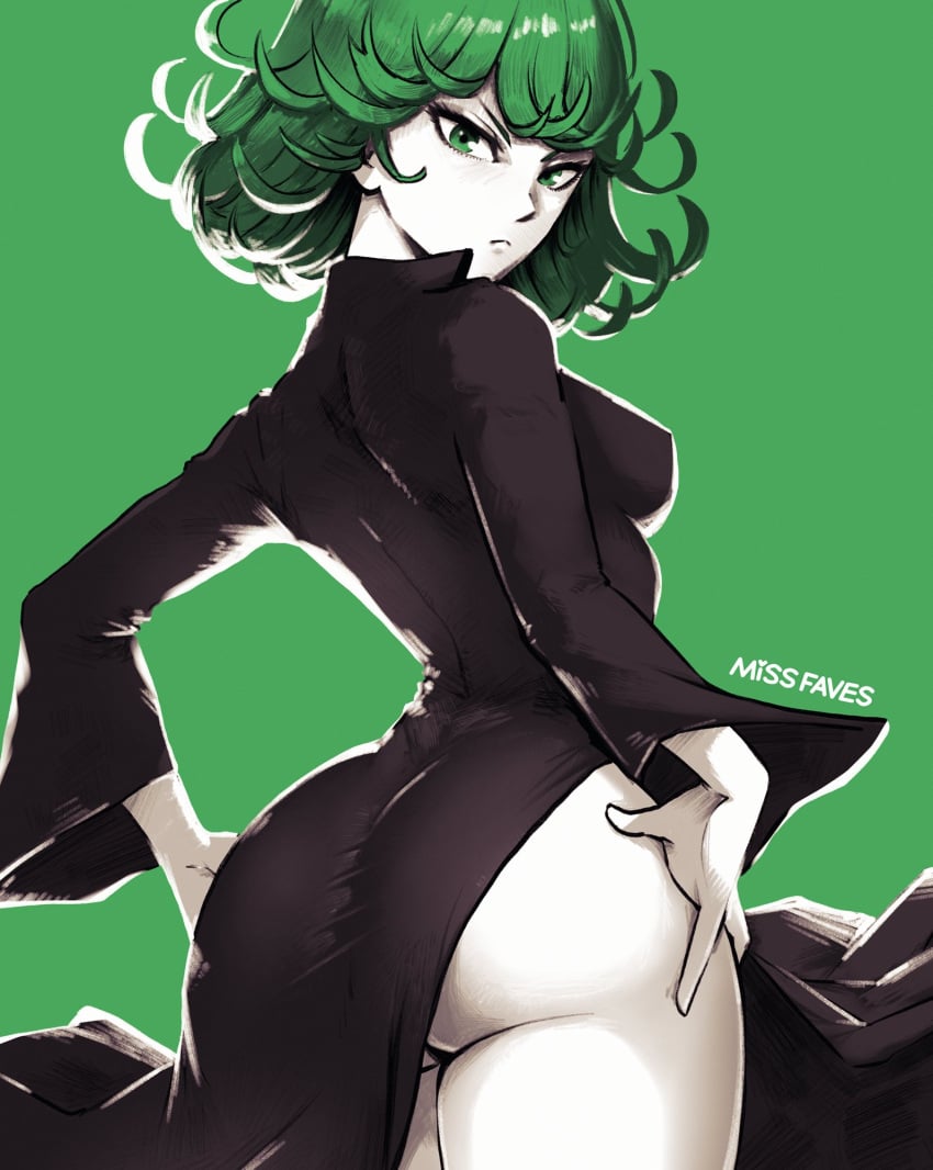 1girls ass female female_only missfaves one-punch_man sideboob solo tagme tatsumaki