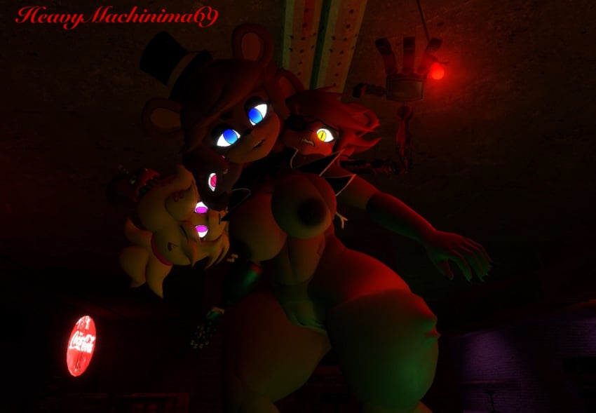 3d 3d_(artwork) bear big_breasts bonfie bonfie_(cryptia) bonnie_(cally3d) bonnie_(fnaf) breasts cally3d chica_(cally3d) chica_(fnaf) chicken chiku chiku_(cryptia) clazzey conjoined cryptiacurves fazclaire's_nightclub fexa fexa_(cryptia) five_nights_at_freddy's fox foxy_(cally3d) foxy_(fnaf) freddy_(fnaf) fredina's_nightclub fredina_(cally3d) frenni_(cryptia) frenni_fazclaire furry garry's_mod heavymachinima69 large_breasts looking_at_viewer multi_head nude nude_female rabbit scottgames ursid