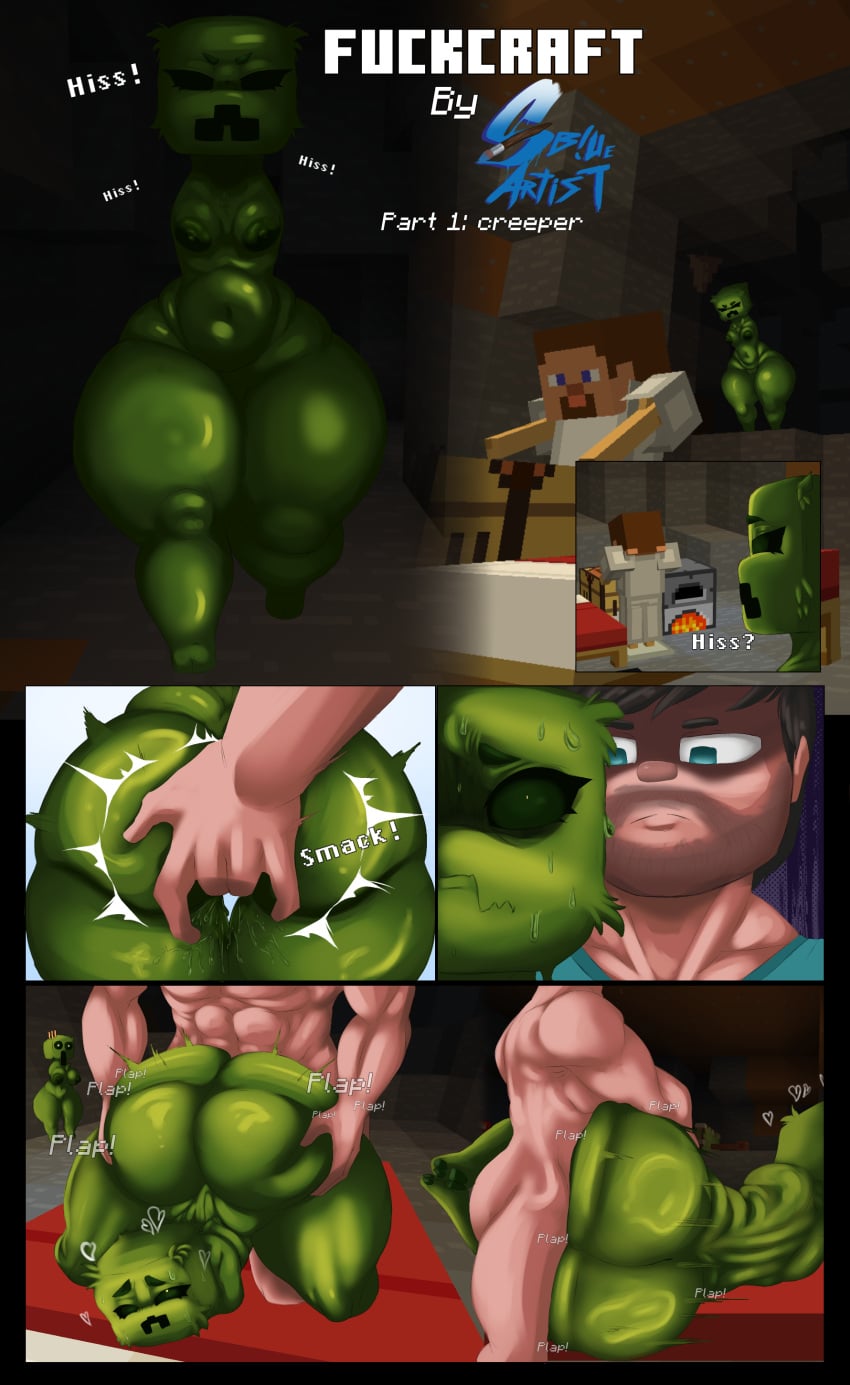 Steve (Minecraft) Rule 34 Image