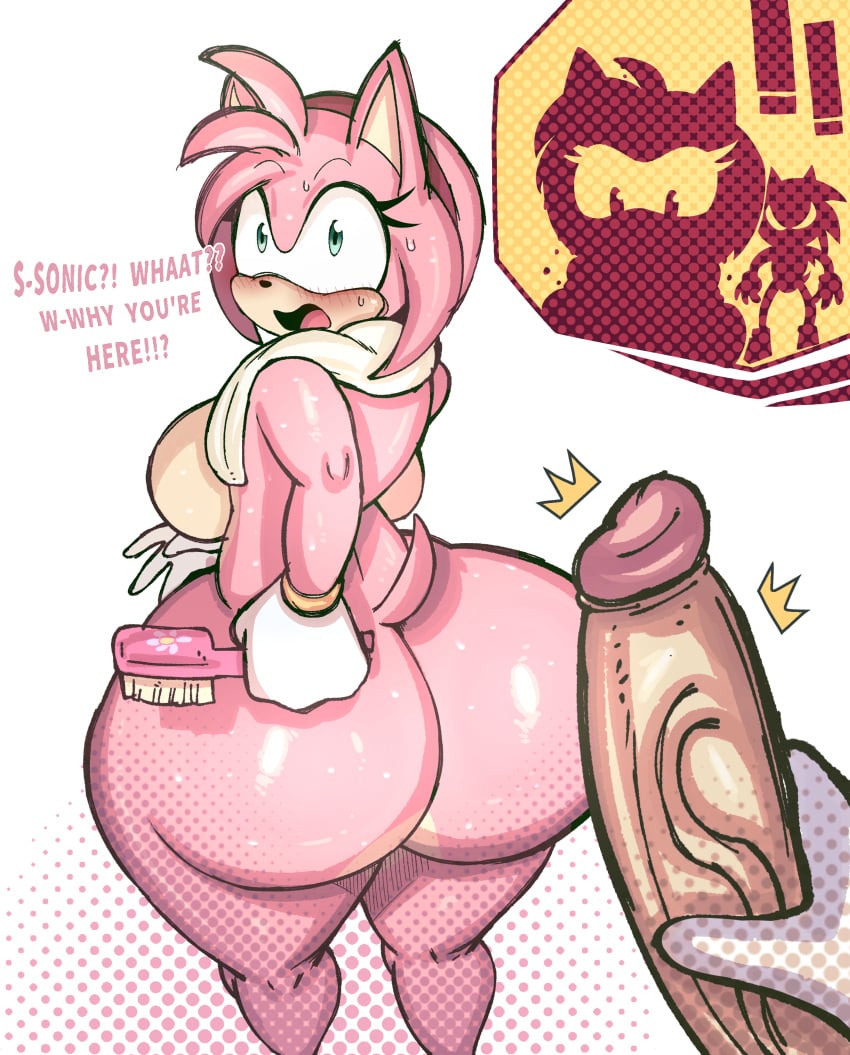 amy_rose big_ass huge_ass sonic_(series) sonic_the_hedgehog_(series) surprised_expression theodyss