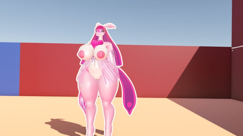 3d female lovander palworld papervrc pocketpair scalie solo vrchat vrchat_avatar