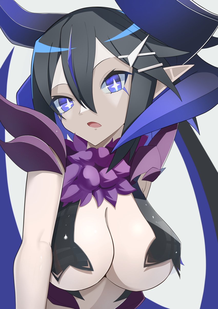 asagi_asagiri breasts demon_girl demon_horns disgaea disgaea_rpg large_breasts nippon_ichi_software octpus_tako overlord_asagi skimpy_clothes