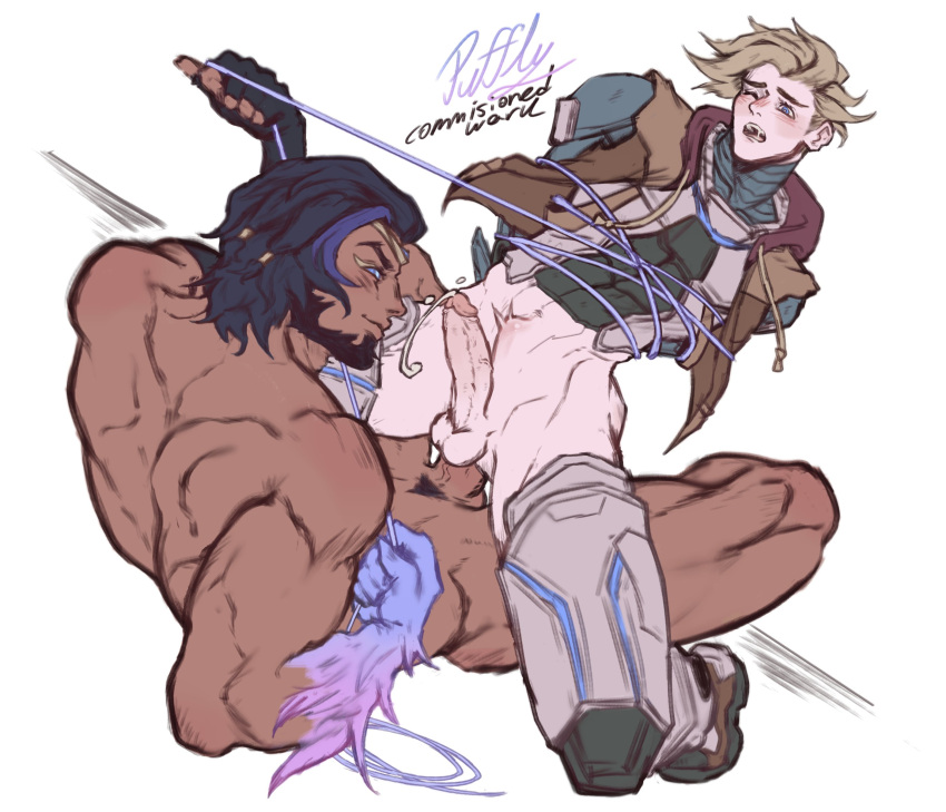 ahe_gao akshan angel arabian big_penis blonde blonde_hair blush blushing bondage brown-skinned_male brown_skin chaos_and_order_series cocky cyborg daddy dark-skinned_male dark_skin dominant_male ezreal feathers gay hairy_male huge_cock hung interracial lad league_of_legends league_of_legends:_wild_rift male male/male male_only manly muscular_bottom muscular_male penis pubic_hair puffly pulsefire_akshan pulsefire_ezreal pulsefire_series purple_hair riding_penis riot_games rope rope_bondage spreading stomach_bulge tough_guy twink white_skin yaoi