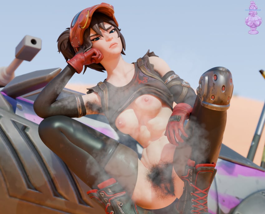 3d annoyed_expression armpit_hair blender bottomless brown_hair fortnite hairy hairy_armpits hairy_pussy hand_on_cheek haziest_mirage lifted_shirt muscular_female musk musk_clouds partially_clothed pubic_hair small_breasts squatting steam steaming_body sweat sweaty the_machinist_(fortnite) welding_mask