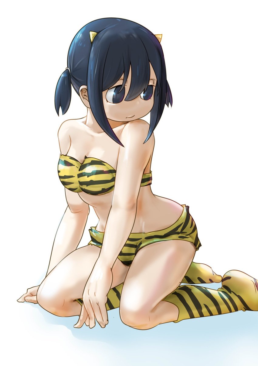 bra cosplay cosplaying cosplaying_as_character explosionpsycho hasami_haguruma lingerie thighs twintails urusei_yatsura 歯車ハサミ