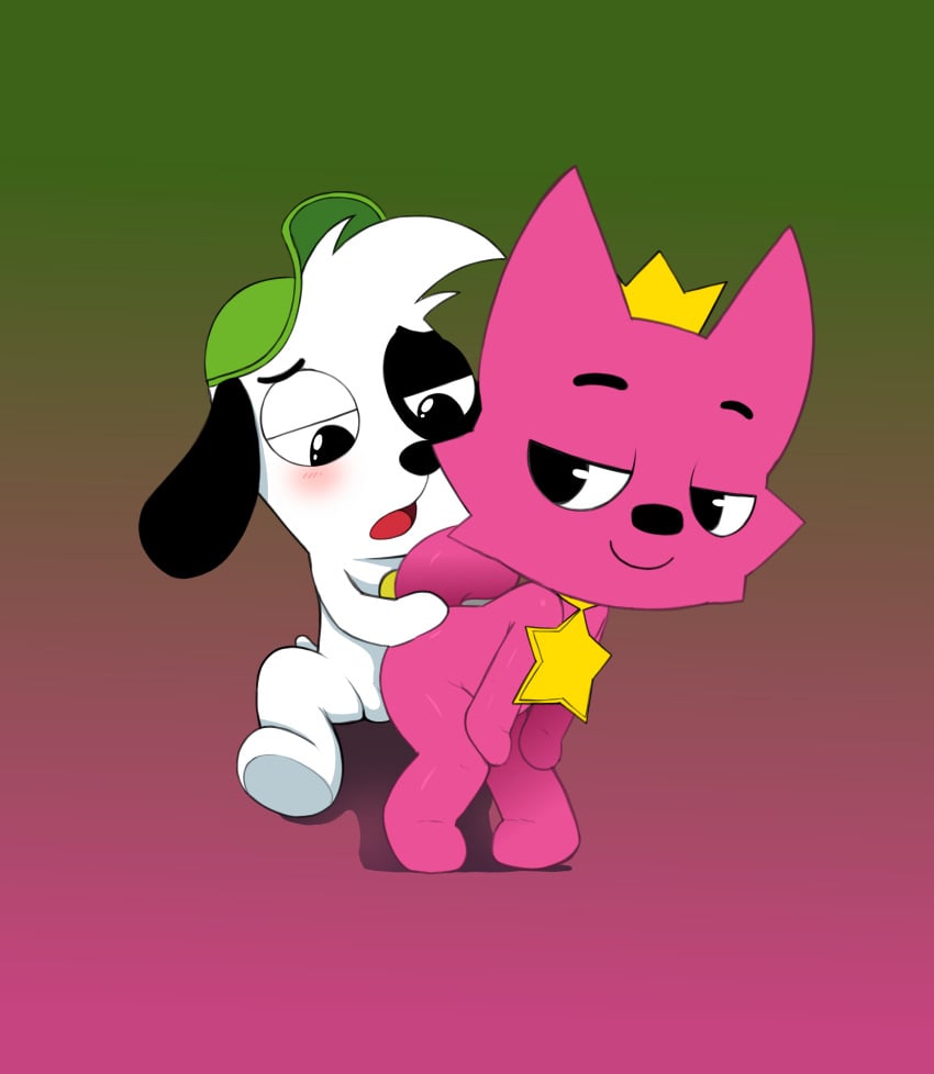 2boys accurate_art_style anal anal_penetration animal_genitalia artist_request ass badge balls black_fur black_spots butt cartoon copyright_request crown cub dalmatian diacordst discovery_kids doki doki_(character) doki_(discovery_kids) dots editor_request fanart fox furry gay gradient_background green_background green_hat hat homosexual homosexual_sex magenta_background magenta_body magenta_fur magenta_hair male male/male male_penetrating_male necklace original_character original_characters original_characters_only penetrating_male penetration penetration_from_behind penis penis_in_anus penis_in_ass penis_in_butt penis_inside pink_fur pinkfong pinkfong_(character) series_request sex spots star tag tagged_collar toony white_body white_fur white_hair yellow