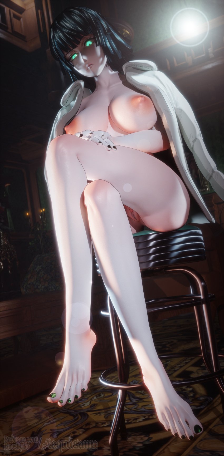 1female 1girls 3d 3d_(artwork) 3d_model 3dcg aequd ass big_ass big_breasts blender blender_(software) blender_cycles blender_eevee curvaceous curves curvy curvy_ass curvy_body curvy_female curvy_figure curvy_hips curvy_thighs feet female female_focus female_only fubuki_(one-punch_man) glowing glowing_eyes legs long_legs long_toes nail_polish one-punch_man painted_toenails thighs toenail_polish toes