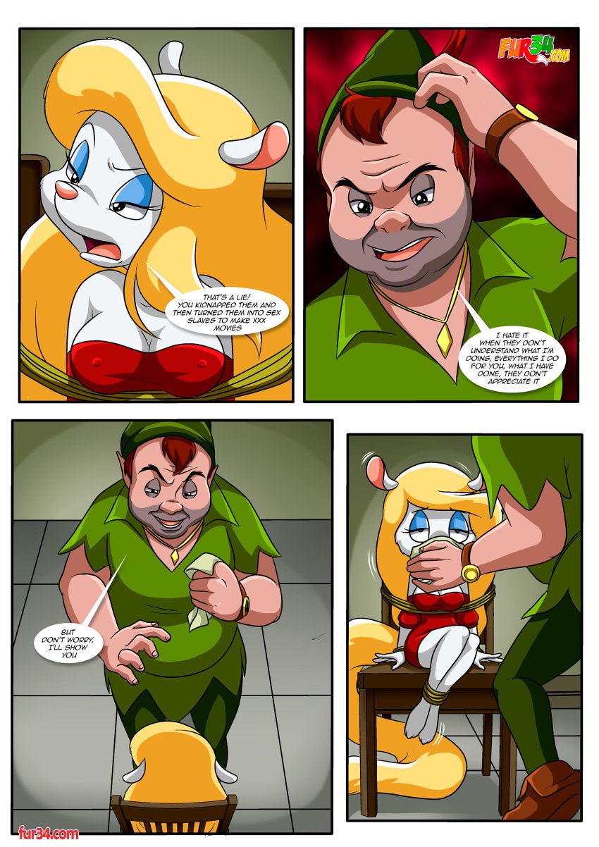 "minerva_mink!_out_of_service!"_(comic) animaniacs anthro bbmbbf bondage breasts comic female fur34 furry male minerva_mink palcomix peter_pan_(disney) warner_brothers