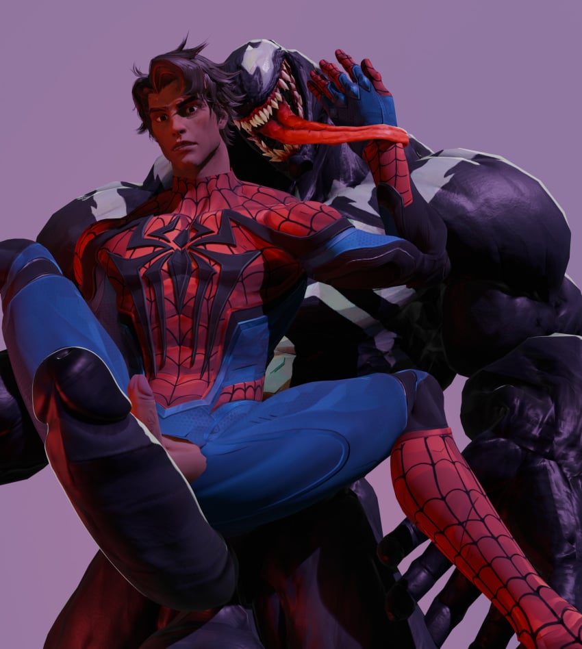 2boys 2males alien bara big_penis gay male male_focus male_only marvel marvel_rivals penis peter_parker size_difference spider-man spider-man_(marvel_rivals) spider-man_(series) venom venom_(marvel) venom_(marvel_rivals) yaoi