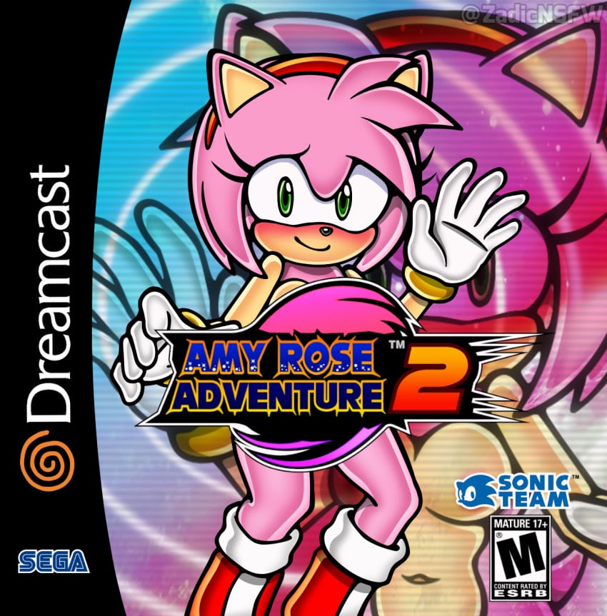 1girls accurate_art_style amy_rose anthro blush censored convenient_censoring curvy curvy_body curvy_female curvy_figure eyelashes female female_focus female_only gloves green_eyes hairband looking_at_viewer naked_footwear nude nude_female pink_body pink_fur pink_hair sonic_(series) sonic_adventure_2 sonic_the_hedgehog_(series) style_emulation style_imitation style_parody uekawa_style wide_hips zadicnsfw