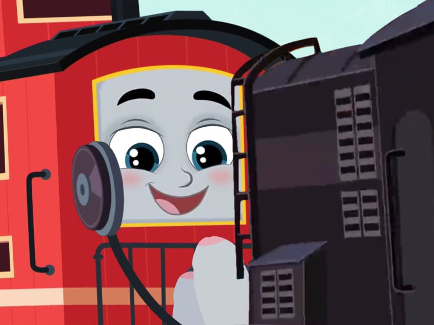 2boys 4:3 4:3_aspect_ratio :d accurate_art_style blush brake_cussy bruno_the_brake_car caboose caressing_face diesel_(thomas_and_friends) edit edited edited_image edited_screencap frottage frotting gay locomotive looking_at_another male/male mattel obscured_face on_model penis penis_on_penis smiling thomas_and_friends thomas_and_friends_all_engines_go touching_face train wheel young young_on_young