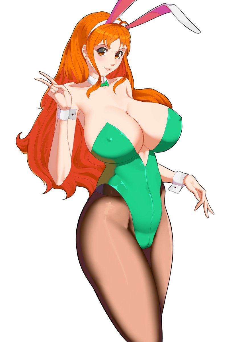 47_hard bunnysuit female female_only nami_(one_piece) one_piece