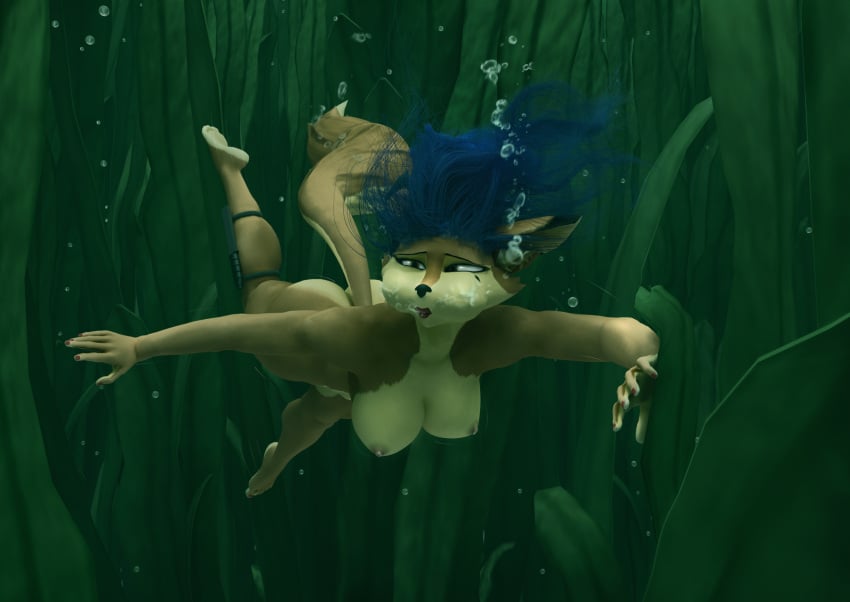 1girls 3d air_bubbles anthro anthro_only ass barefoot big_breasts blender blue_hair breasts bubbles carmelita_fox danil4h feet female floating_hair forest fox freediving furry harry_potter harry_potter_and_the_goblet_of_fire holding_breath knife lake lipstick movie_reference nipples nude puffed_cheeks seaweed skinny_dipping sly_cooper_(series) solo sony_interactive_entertainment swimming tail underwater warner_brothers water weapon wizarding_world