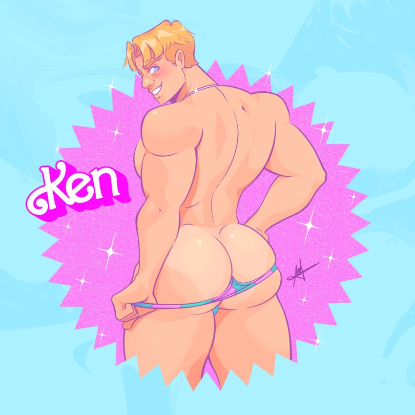 barbie_(2023) barbie_(franchise) ken_carson male male_only mdart89 solo_male thong underwear