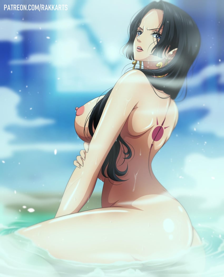 bathroom boa_hancock female female_only one_piece rakara11