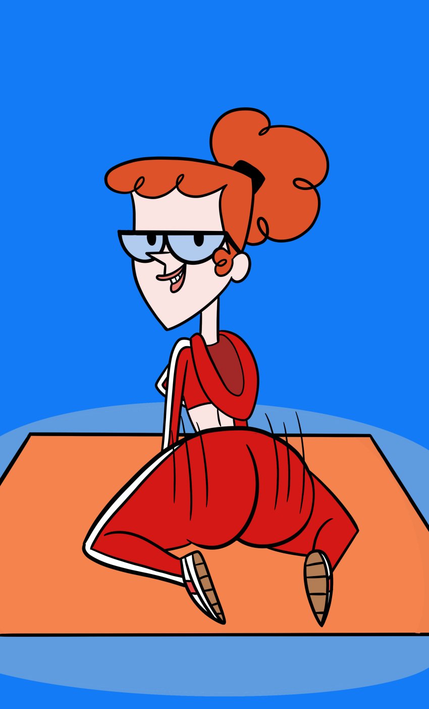 big_ass cartoon_network clothed dexter dexter&#039;s_laboratory dualityiris fully_clothed genderswap_(mtf) huge_ass large_ass red_hair rule_63 twerk twerking