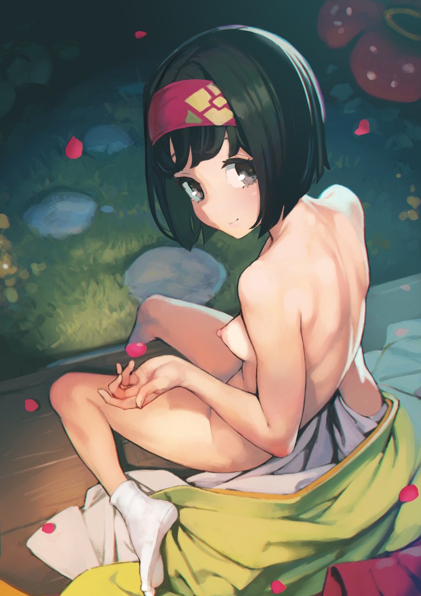 1girls erika_(pokemon) nude pokemon smile