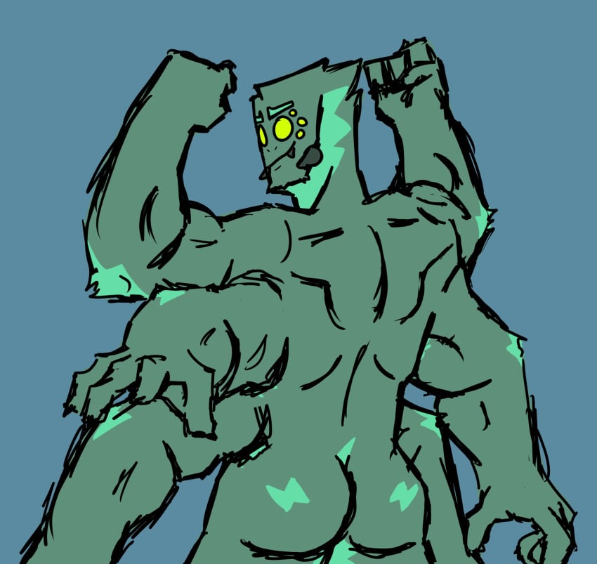 2020 4_fingers 4_pecs 6_arms 8_eyes animal_humanoid arachnid arachnid_humanoid arthropod arthropod_humanoid ass balls barazoku blue_nipples caius_(citrigoo) claws darkburg erection eyebrows fangs fingers furry genitals green_accents green_armpit_hair green_arms green_body green_body_hair green_chest green_claws green_eyebrows green_eyes green_fingers green_hands green_head green_legs green_pubes hi_res humanoid humanoid_genitalia humanoid_penis looking_at_viewer male male_humanoid multi_arm multi_eye multi_limb muscular muscular_humanoid nipples not_furry nude nude_male penis pubes rear_view signature smile spider_humanoid teeth