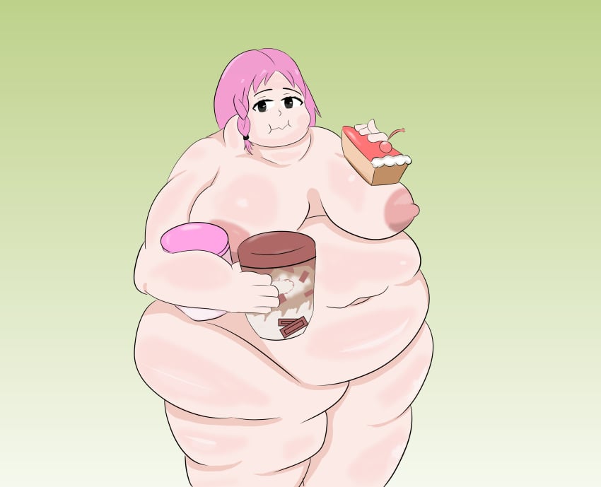 bbw big_belly fat overweight overweight_female weight_gain wojak