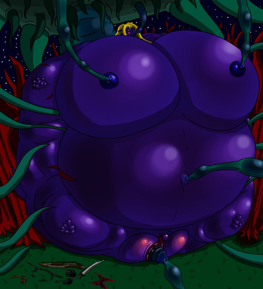 absurd_res ambiguous_form anthro aries_passadar belly belt berry_juice big_belly big_breasts big_clitoris big_pussy blonde_hair blueberry_inflation blueberry_juice blush bodily_fluids boots bottomwear breast_expansion breasts canid canine canis cheek_bulge clitoris clothing expansion female food footwear force_feeding forced forest fruit genital_fluids genitals grass hair hi_res huge_belly huge_breasts huge_clitoris hyper hyper_belly hyper_breasts hyper_genitalia hyper_pussy immobile inflation juice_(beverage) juice_(disambiguation) magic mammal melee_weapon navel_fetish navel_penetration nipple_fetish nipple_penetration nipple_play nipples panties pants penetration plant plant_transformation plump_labia pussy scar sex shirt shoes sky solo spherical_inflation star sword tank_top teeth tentacle the_dark_berry_grove topwear tree underwear unknown_artist vaginal_fluids vaginal_penetration vaginal_penetration vines weapon wolf