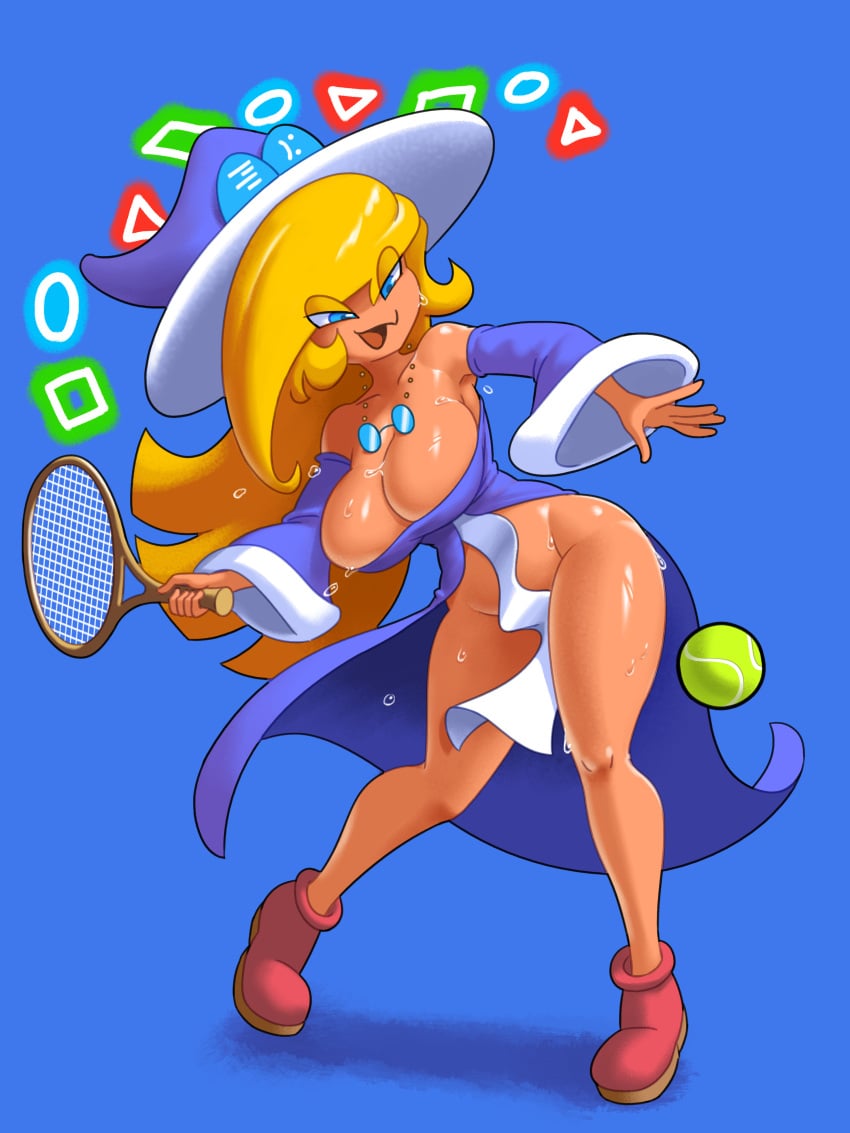 breasts kamek koopa_girl mario_(series) minus8 nintendo tagme tennis_racket