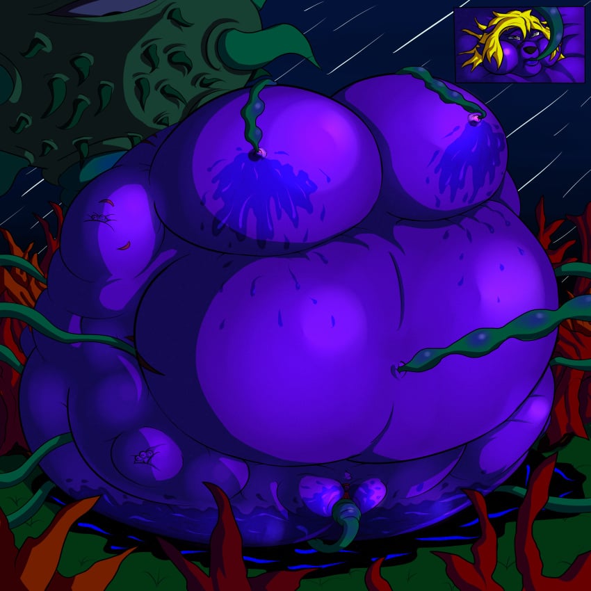 1:1 absurd_res ambiguous_form anthro aries_passadar belly berry_juice big_belly big_breasts big_clitoris big_pussy blonde_hair blueberry_inflation blueberry_juice blush bodily_fluids breast_expansion breasts canid canine canis cheek_bulge clitoris expansion female food forest fruit genital_fluids genitals grass hair hi_res huge_belly huge_breasts huge_clitoris hyper hyper_belly hyper_breasts hyper_genitalia hyper_pussy immobile inflation juice_(beverage) juice_(disambiguation) magic mammal navel_fetish navel_penetration nipple_fetish nipple_penetration nipple_play nipples overweight overweight_female penetration plant plant_transformation plump_labia pussy sky solo spherical_inflation teeth tentacle the_dark_berry_grove tree unknown_artist vaginal_fluids vaginal_penetration vaginal_penetration vines where_is_your_god_now wolf