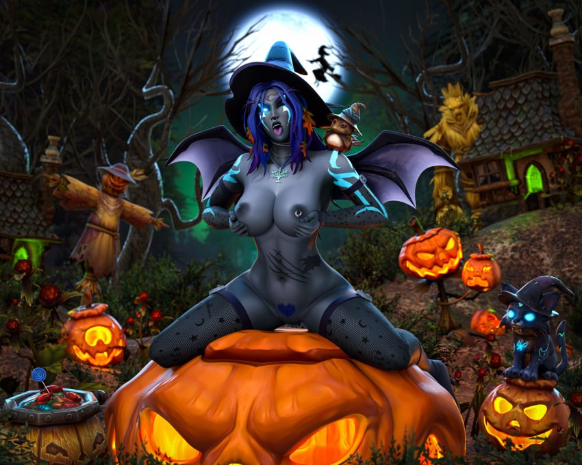 Night Elf (Halloween) Rule 34 Image