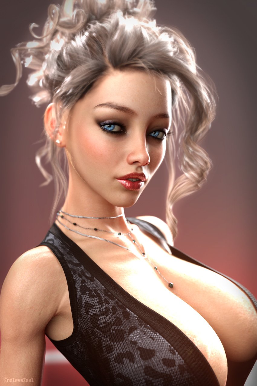 1girls 3d big_breasts breasts bust busty curvaceous curvy curvy_figure endlesszeal female female_focus hips hourglass_figure huge_breasts large_breasts light-skinned_female light_skin mature mature_female