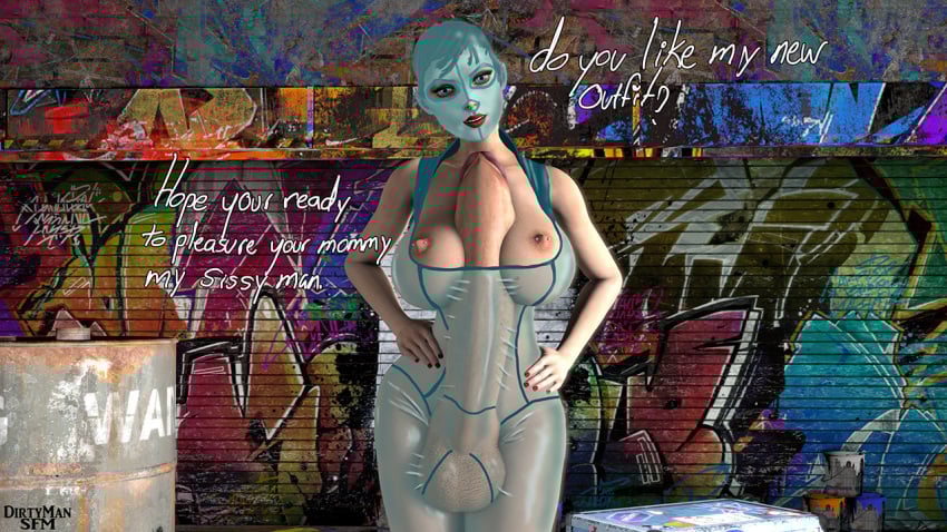 big_ass big_balls big_breasts big_nipples big_penis big_thighs bioshock_infinite dirtymansfm elizabeth_comstock futanari huge_ass huge_balls huge_breasts huge_butt huge_cock huge_nipples huge_testicles huge_thighs intersex inviting_to_sex latex latex_clothing latex_mask latex_suit piercing_nipples self_paizuri sfm source_filmmaker talking_to_viewer text wide_hips
