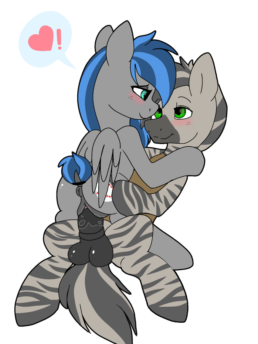 bibbo blue_hair furry pegasus pony xanadu zebra