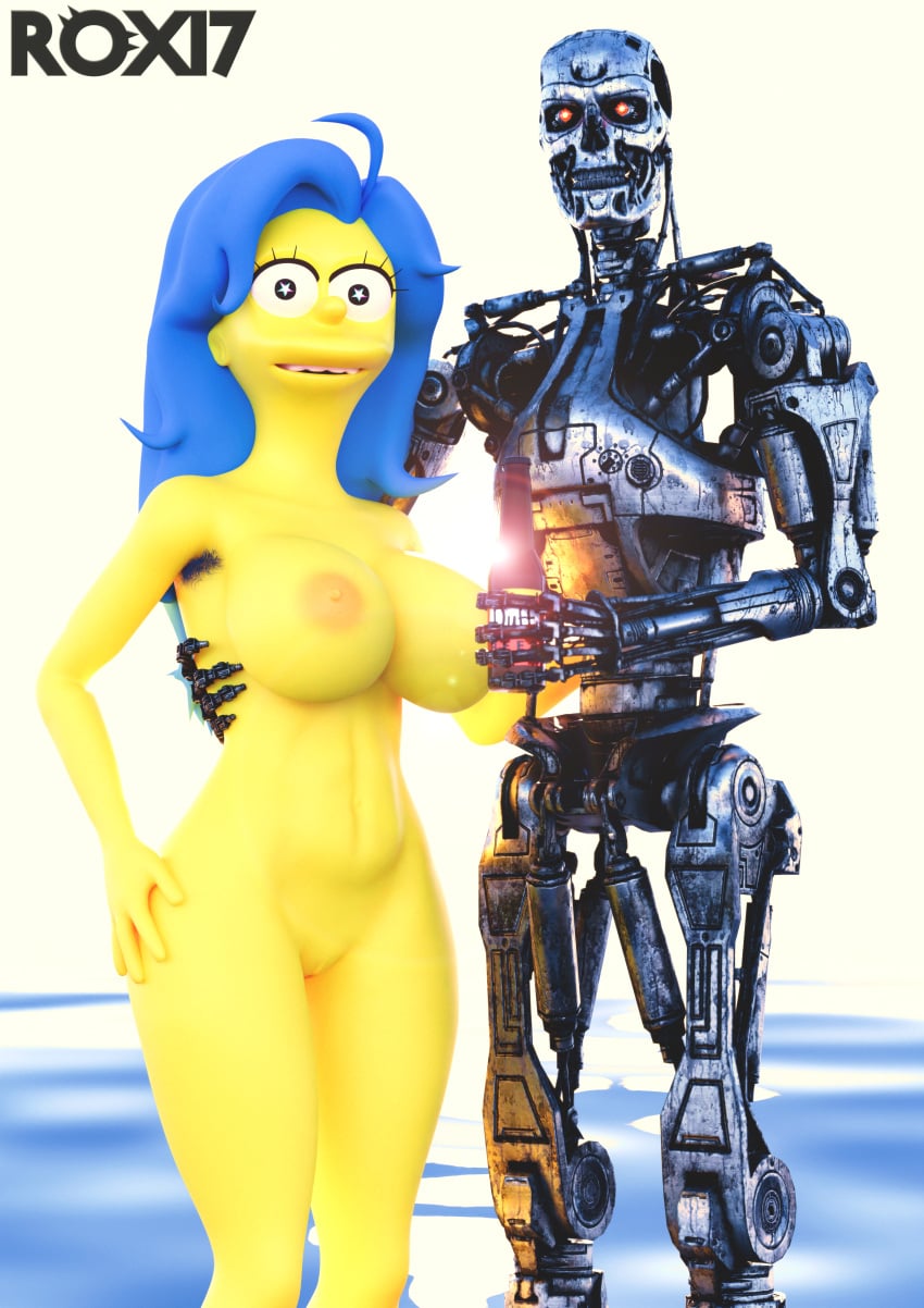 Marge Simpson (Terminator) Rule 34 Image
