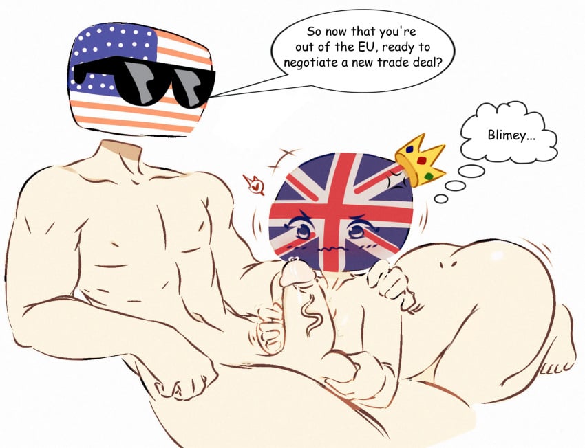 +++ ball_squeeze ball_squeeze_during_orgasm ball_squish ballbusting ballbusting_orgasm balls_squeeze balls_squish ballsack countryhumans countryhumans_girl curvy_female handjob holding_partner's_balls holding_partner's_penis holding_partner_shoulder partners partners_fucking united_kingdom_(countryhumans) united_states_of_america united_states_of_america_(countryhumans)