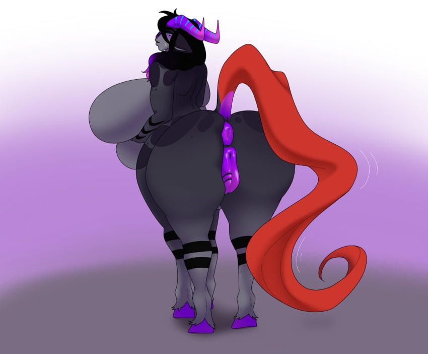absorption_vore absurd_res body_part_transformation booba_tea breast_expansion breast_growth breasts female fur fur_markings genital_piercing genitals growth hi_res horn markings merging piercing pussy pussy_piercing solo tail taur vore