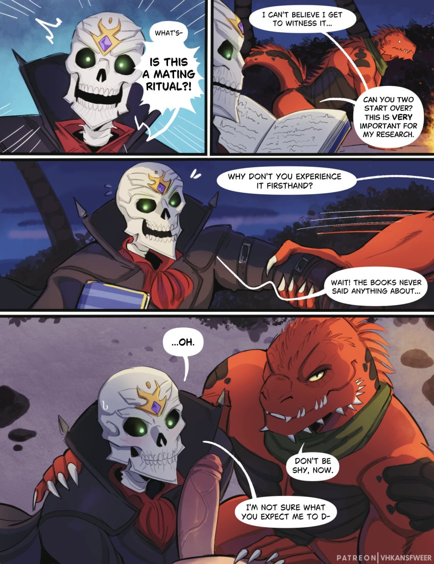 3boys anthro clothed clothing divinity:_original_sin_2 divinity_(series) faceless_male gay green_eyes human humanoid imminent_sex kneeling male male/male/male muscular nude on_knees sex skeleton the_red_prince threesome vhkansfweer