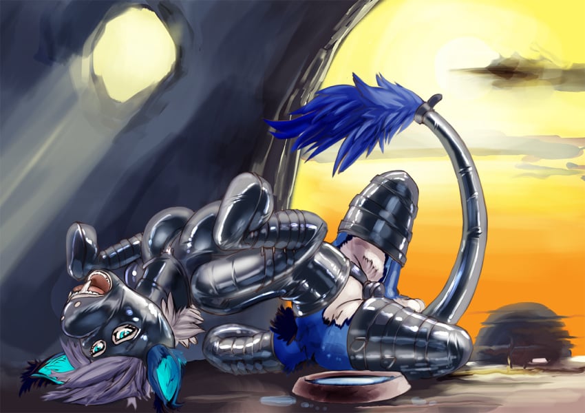 anal anal_sex anthro arms_tied bitchsuit blue_eyes bondage bondage bondage_gear bondage_gloves bound bowl breasts chicken-wing_tied clothed clothing collar container croft desert digital_drawing_(artwork) digital_media_(artwork) encasement felid feline female ferri_(enti123) frogtied fur gloves hair handwear headgear headwear hood hybrid latex latex_clothing latex_headwear latex_hood latex_legwear latex_skinsuit legs_tied legwear mammal mask mythological_creature mythology object_in_ass open_mouth penetration pet_bowl petplay predicament_bondage restraints roleplay rubber_clothing sex_toy sex_toy_in_ass sex_toy_in_pussy sex_toy_insertion skinsuit sky solo story story_in_description submissive submissive_female tail teeth tight_clothing vaginal_penetration vaginal_penetration
