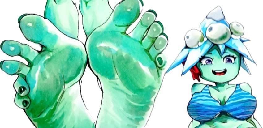 1girls anthro anthrofied ass breasts feet feet_focus feet_up female flora_fauna foot_fetish foot_focus missile_toe_(pvz) plant plant_girl plant_humanoid plantie plants_vs._zombies plants_vs_zombies popcap_games pussy spread_toes toes you_chuan