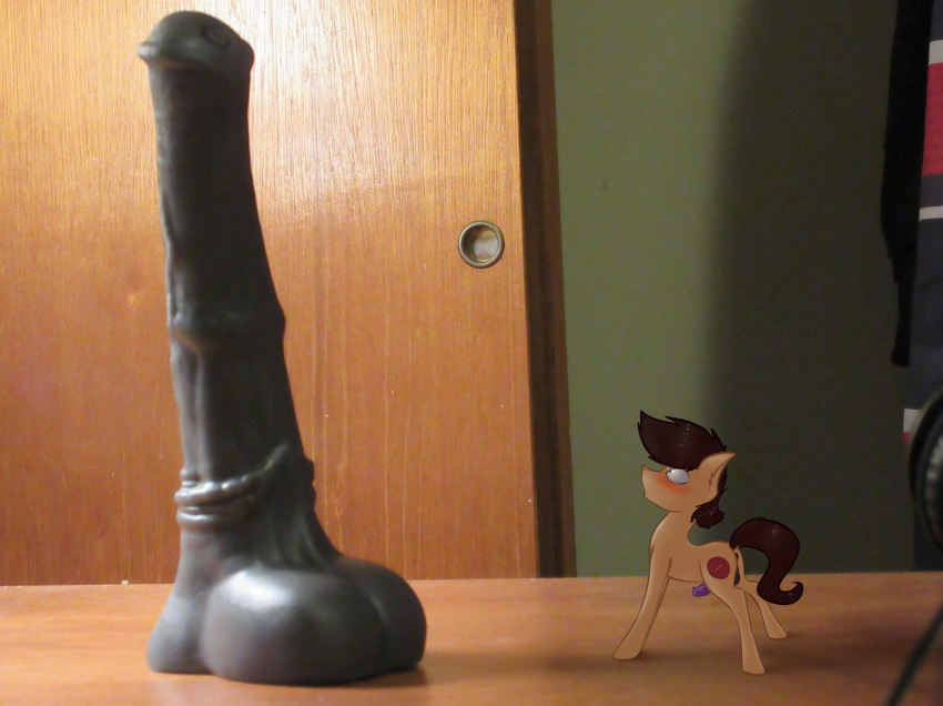 dildo equine fan_character horse mammal marsminer my_little_pony penis photo pone_keith pony sex_toy size_difference