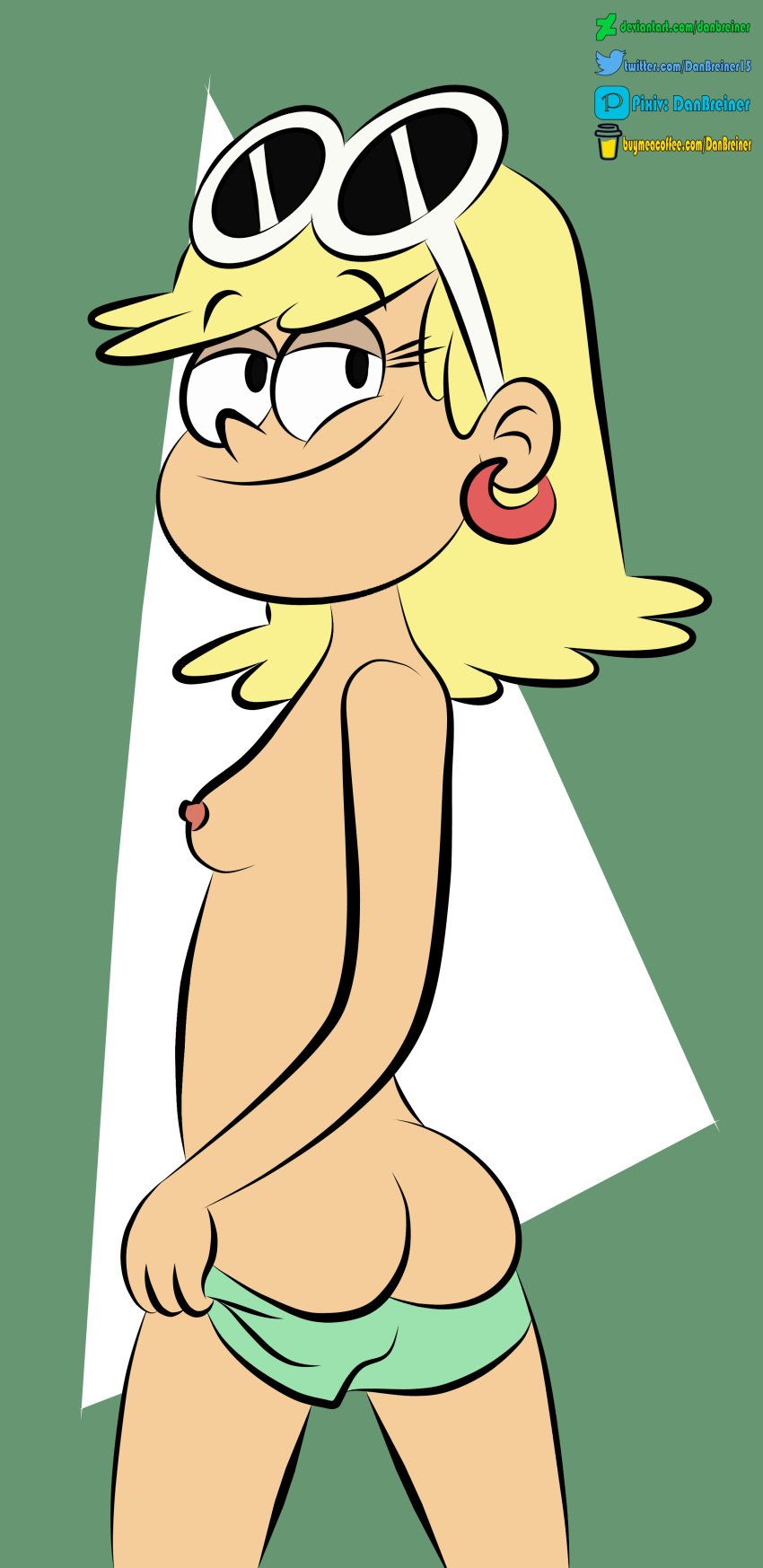 2d danbreiner female full_color leni_loud no_penetration solo solo_female the_loud_house