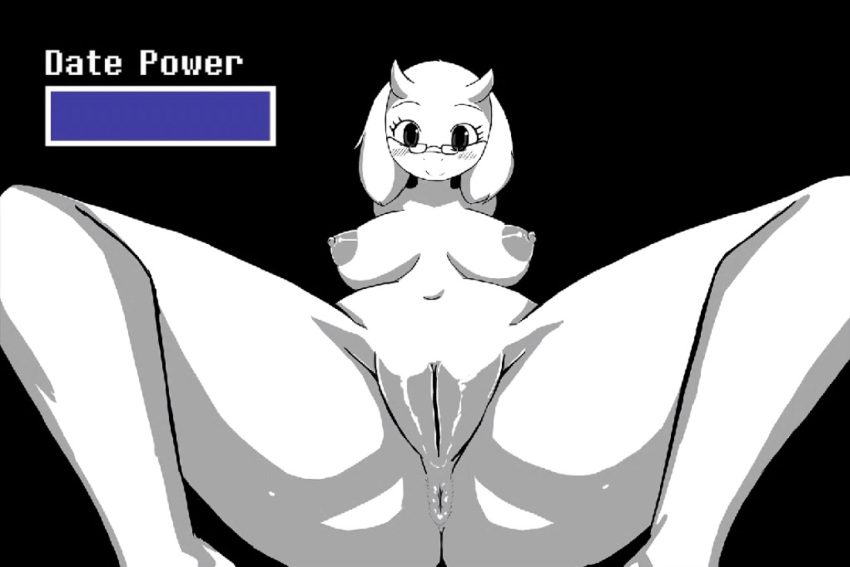 2d jonfawkes milf presenting_pussy spread_legs toriel undertale undertale_(series)