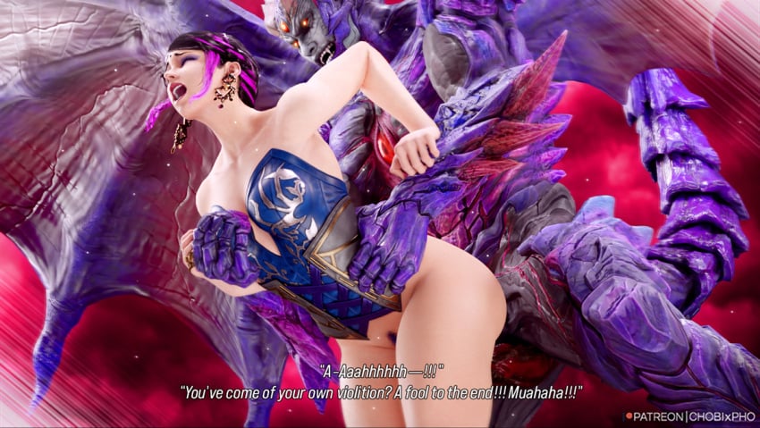 chobixpho devil_kazuya kazuya_mishima tekken tekken_8 zafina_(tekken)