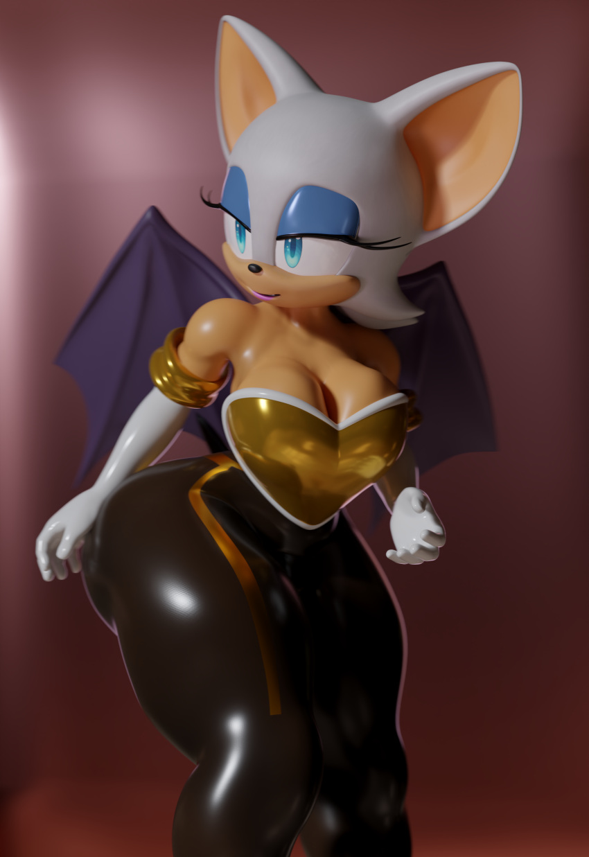 3d_(artwork) absurd_res armor armwear bat bodysuit breastplate clothing digital_media_(artwork) elbow_gloves female glistening gloves handwear hi_res latex mammal rouge_the_bat sega skinsuit solo sonic_(series) sonic_the_hedgehog_(series) tailsltx tight_clothing wings