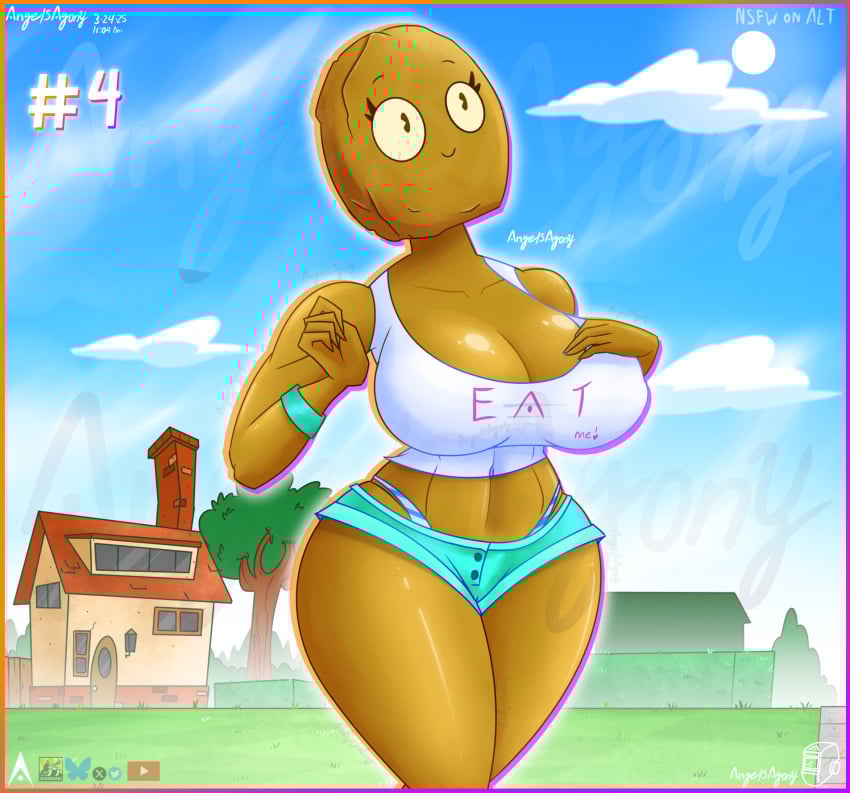 agonywelds angelsagony ass plants_vs_zombies pvz thick_ass thick_thighs thighs wall-nut_(pvz) wide_hips