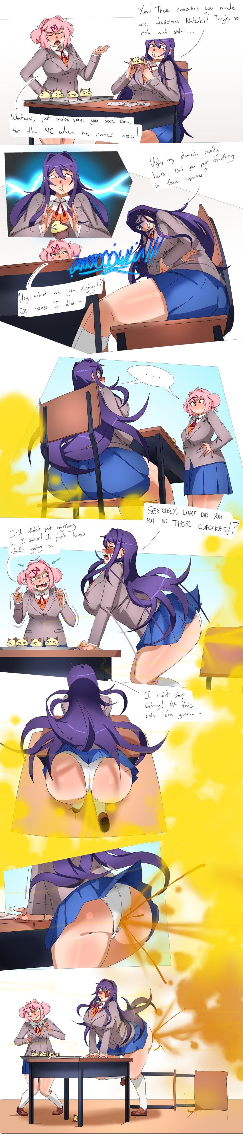 Monika (Doki Doki Literature Club) Rule 34 Image