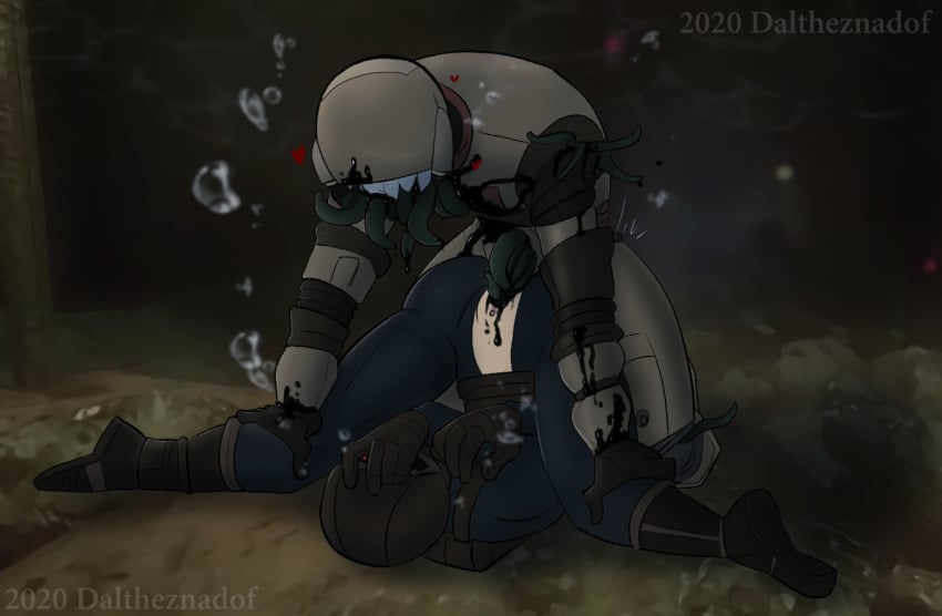 ass cyborg daltheznadof diving_suit female pussy sex simon_jarrett soma_(game) tentacle underwater water